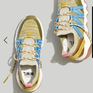 Madewell sneakers- more and sand multi color